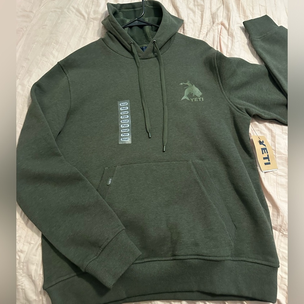 Yeti Fleece Tarpoon Cowboy Pullover Hoodie Men’s Size small